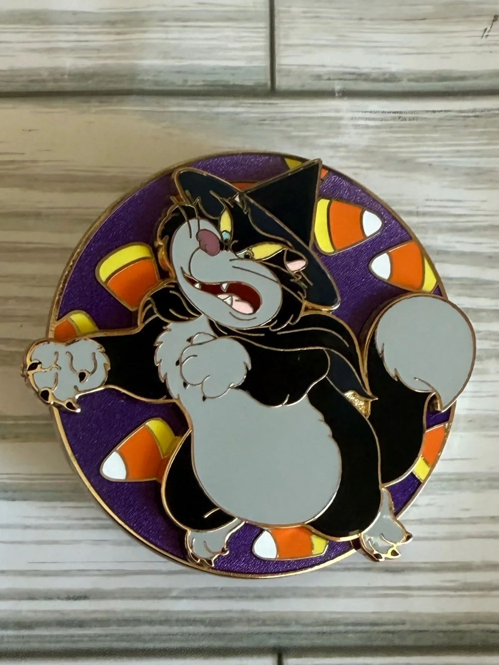 🎃DSSH Lucifer Candy Corn Halloween Enamel Trading Pin
